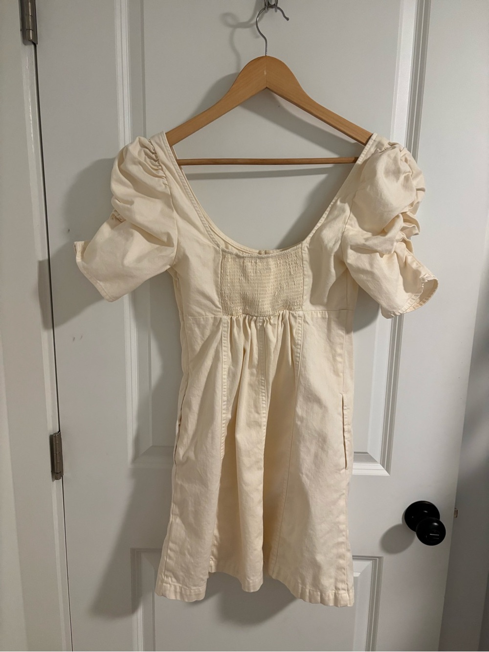 FREE PEOPLE Cotton Cheyenne Denim Mini Dress Size XS - Picture 11 of 12